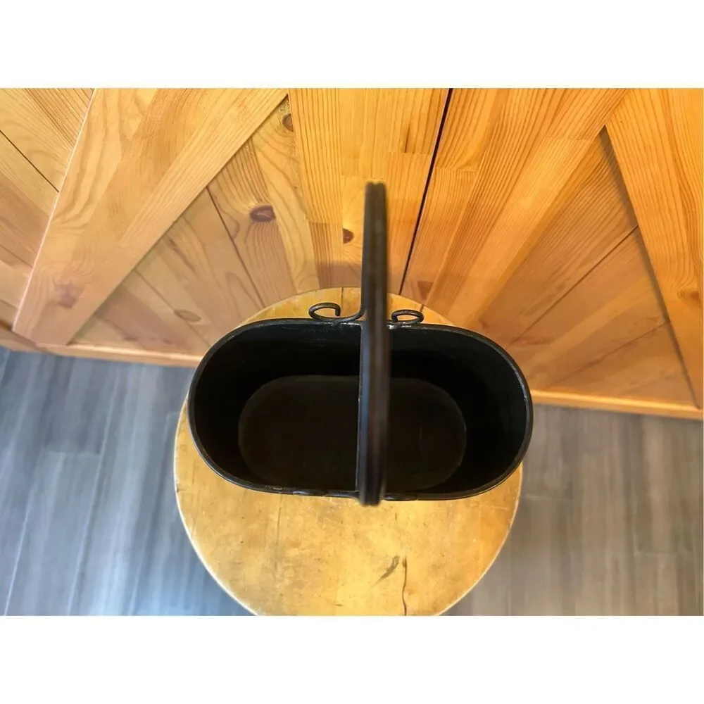 Vintage metal Italian container, umbrella holder (8894)